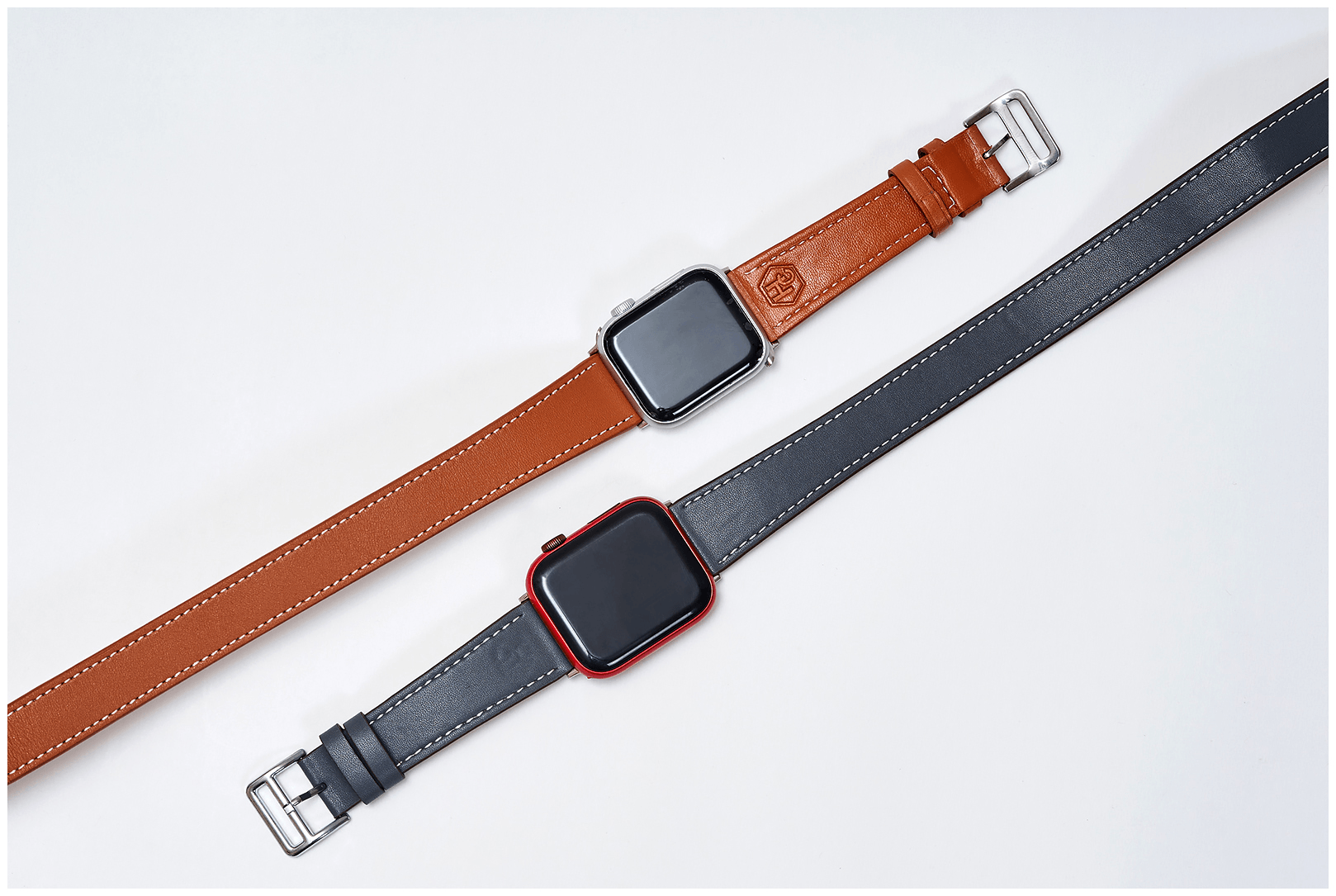 Leather Apple Watch Bands handcrafted for a premium fit, blending technology with classic design.