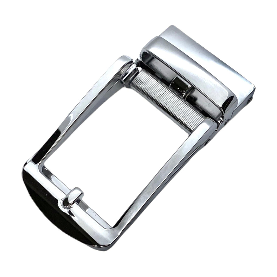 1.38" Automatic Buckle Silver Hollow