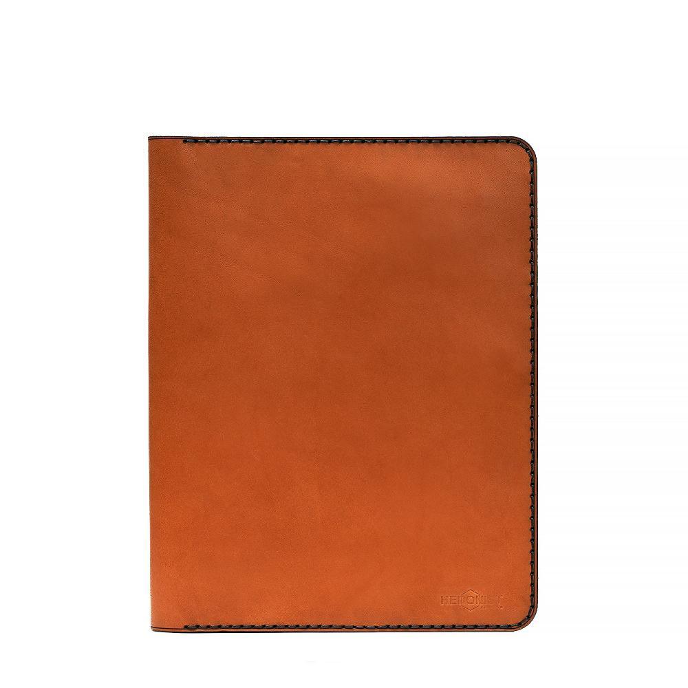 Hedonist Chicago brick ipad holder in brick, slim sleeve, leather finish, product view