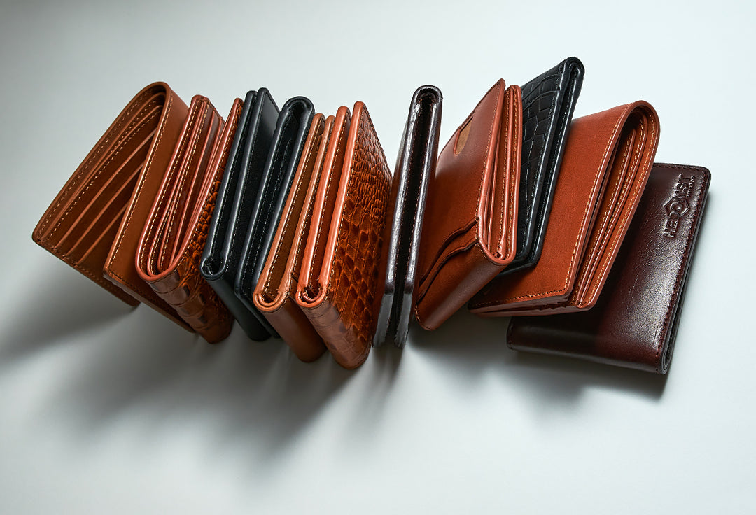 Leather wallets for men from Hedonist Chicago - expore our collection!