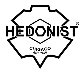 Hedonist Chicago shield outline logo