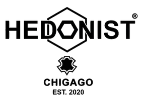 Hedonist Chicago wordmark with crest badge