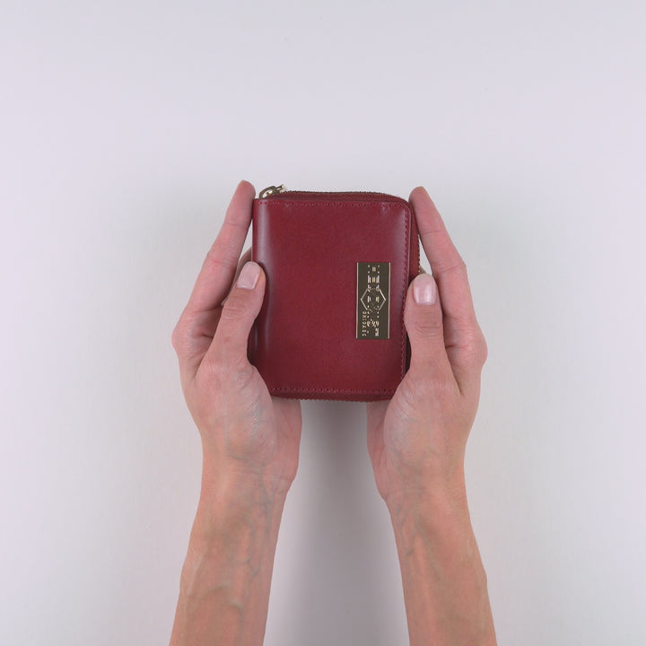 Red Zip Small Women Wallet Video | Hedonist Chicago