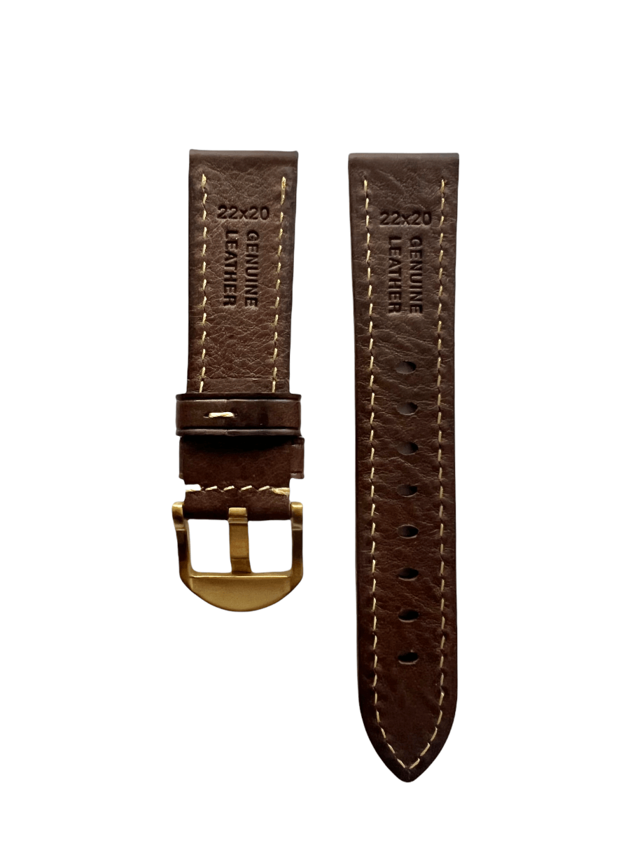 Pink padded leather Apple Watch band – two-piece strap with buckle and holes | Hedonist Chicago