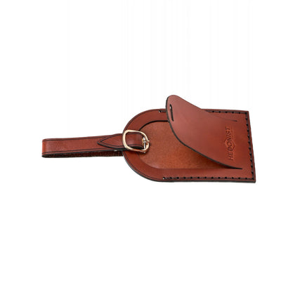 Handmade Luggage Tags: Durable Leather Travel Identification