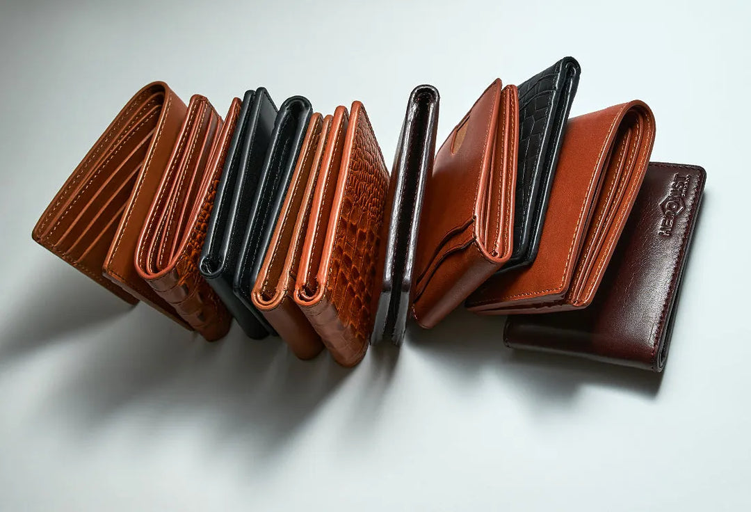 Leather Wallets for Men crafted from premium full-grain leather, timeless and durable design.