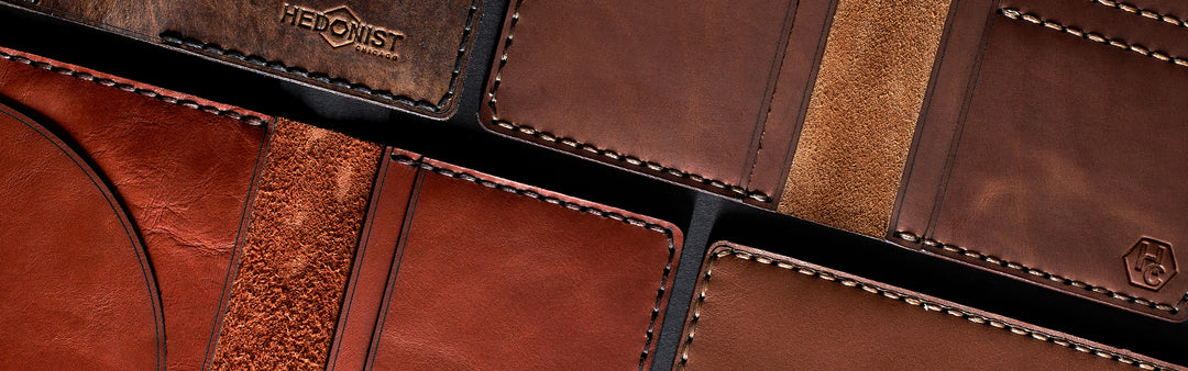 Leather Accessories | Wallets Keychains iPad Covers & More| Hedonist-Style | Chicago