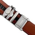 Metal Automatic belt buckle 1.15" , buckle detail, for ratchet leather belts by Hedonist Chicago