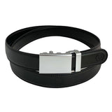 Metal Automatic belt buckle 1.15" , front view, for ratchet leather belts by Hedonist Chicago