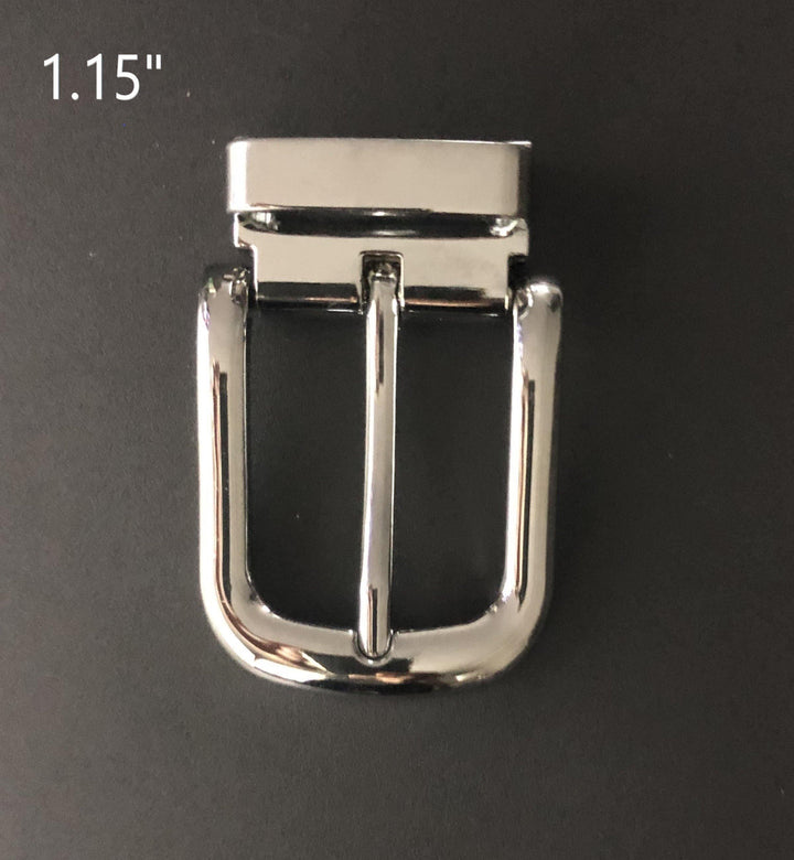 Silver Lacquered Pin & Clip Belt Buckle 1 | Hedonist-Style | Chicago