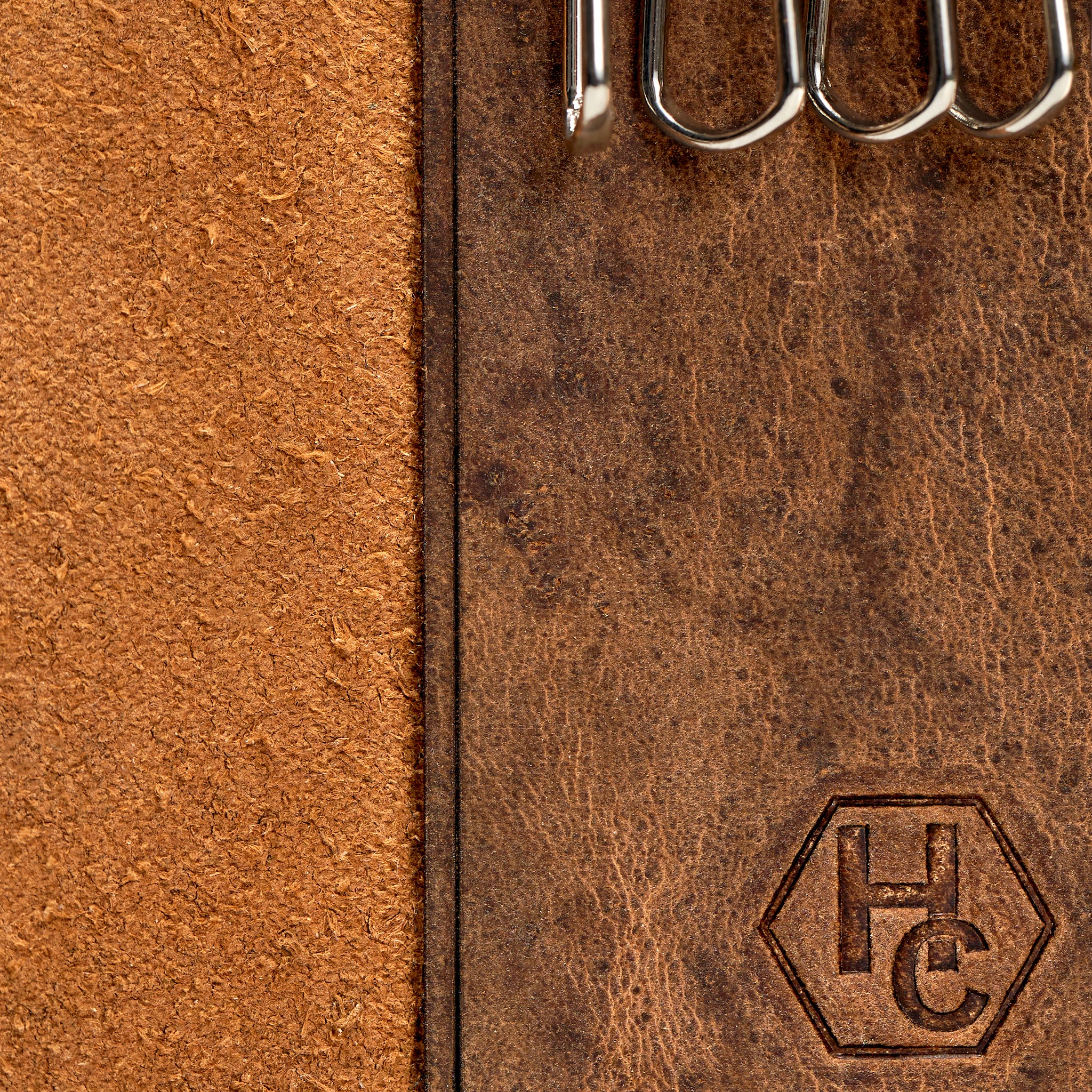 Handmade Leather Key Holder Tan Pull Up 33201597153431
