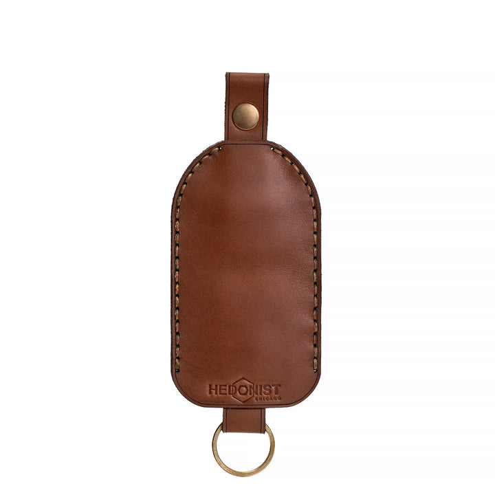 Handmade Leather Key Chain Whisky