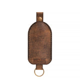 Handmade Leather Key Chain Tan Pull Up