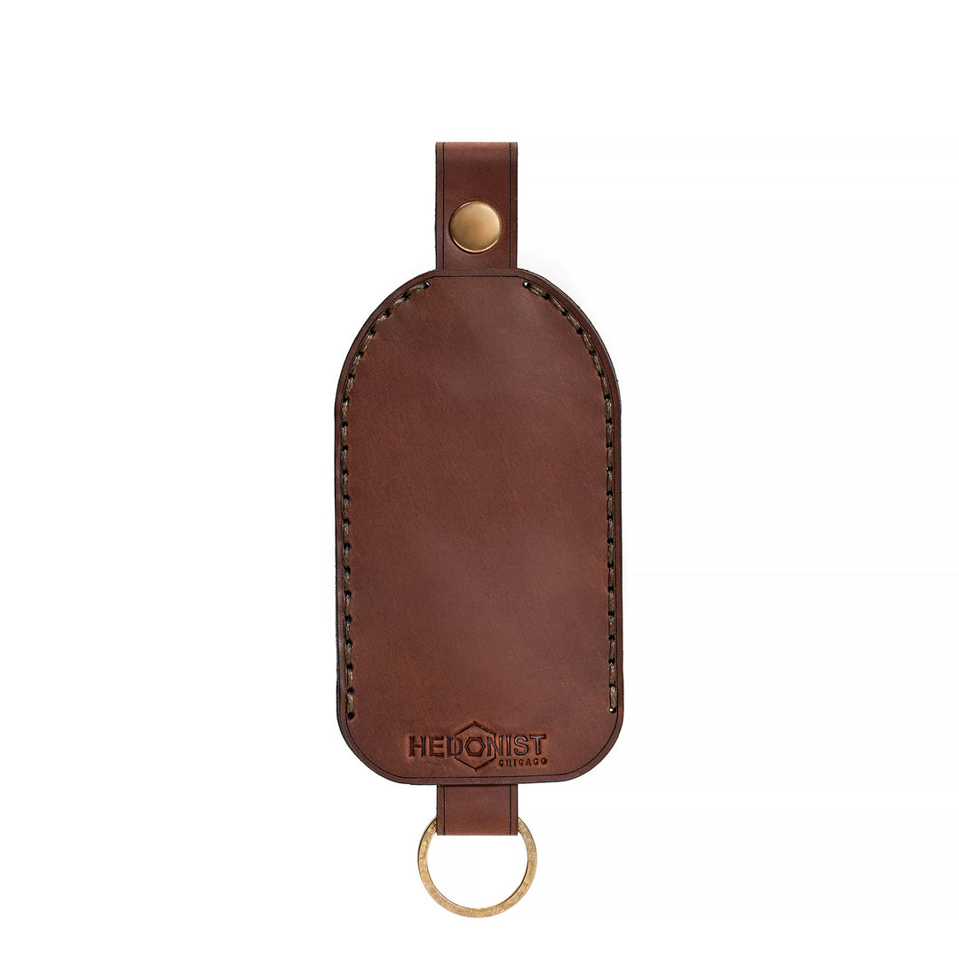 Handmade Leather Key Chain Whisky Pull Up