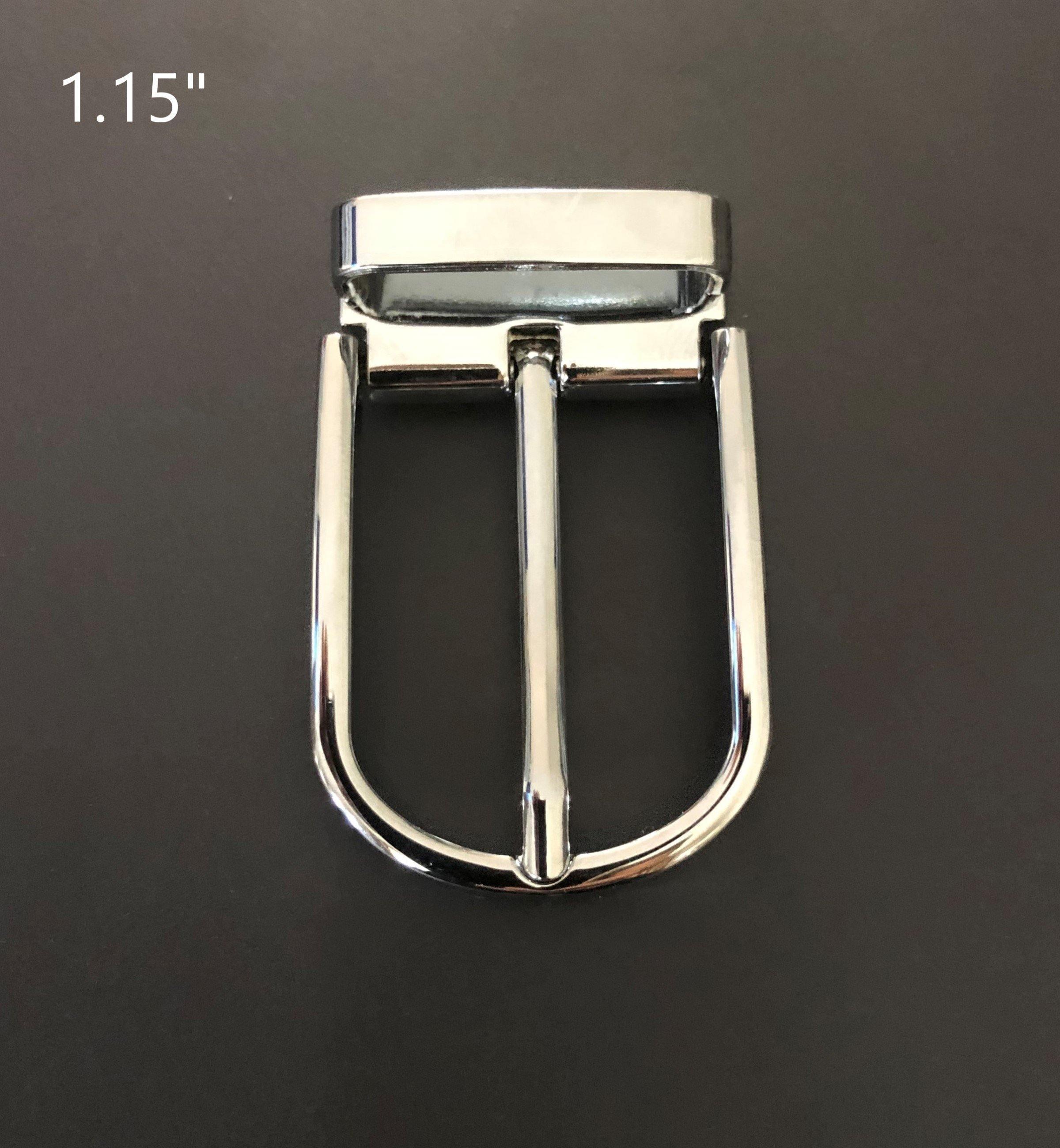 1.15" Silver pin & clip buckle 31837663199383