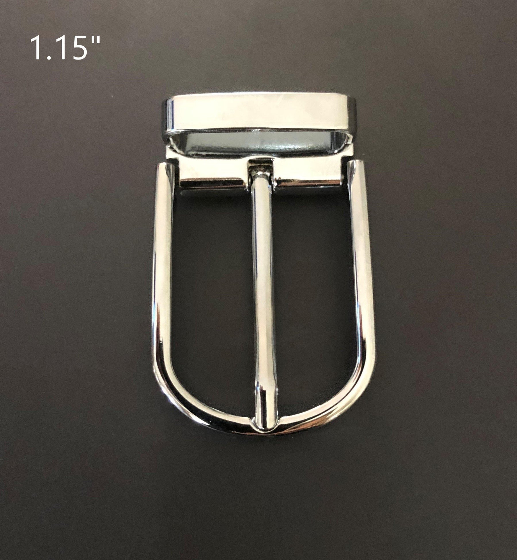Silver Lacquered Pin and Clip Belt Buckle 1 | Hedonist-Style | Chicago