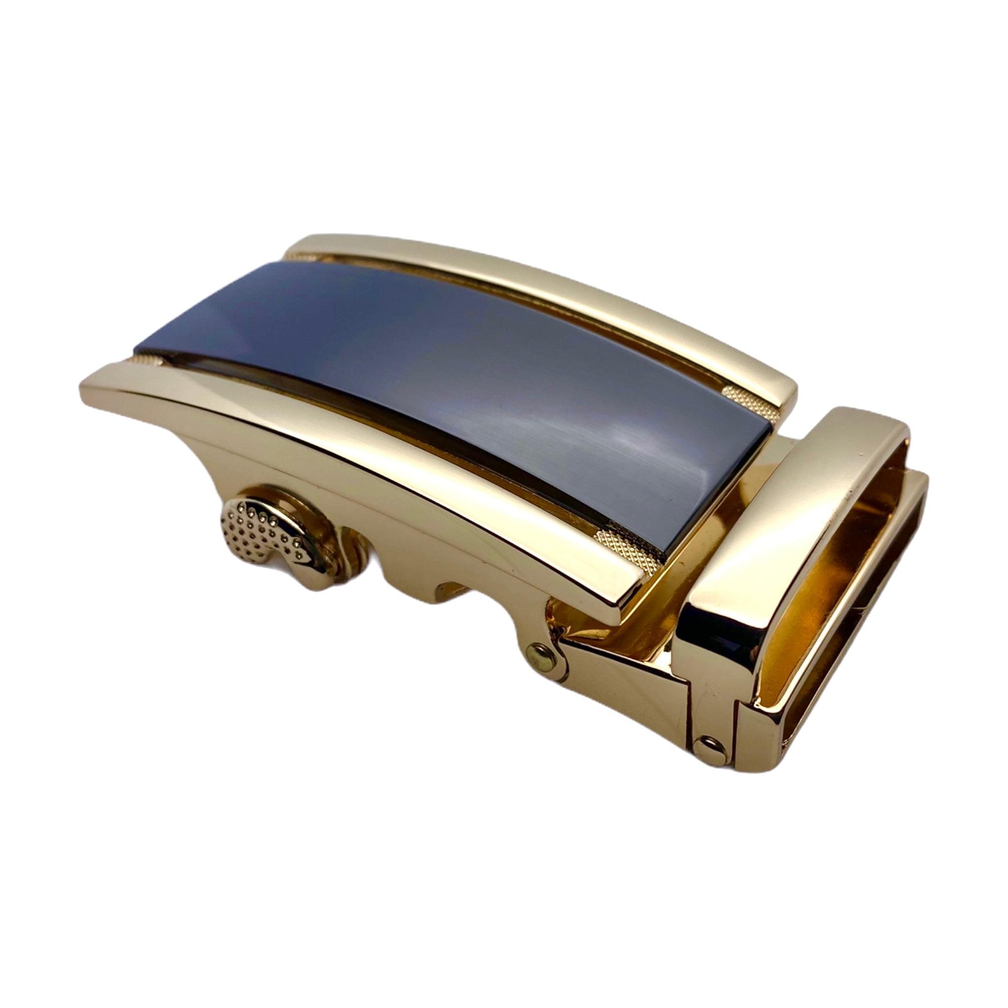 1.38" Automatic Buckle Black & Gold 31837649109143