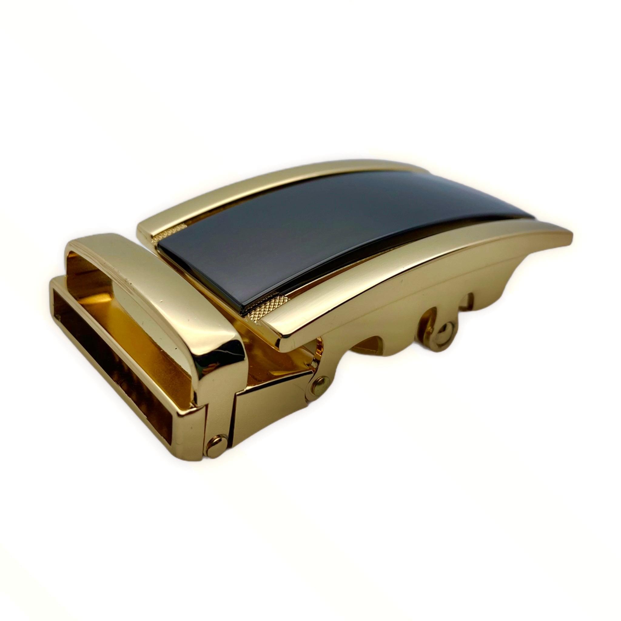 1.38" Automatic Buckle Black & Gold 31837649174679
