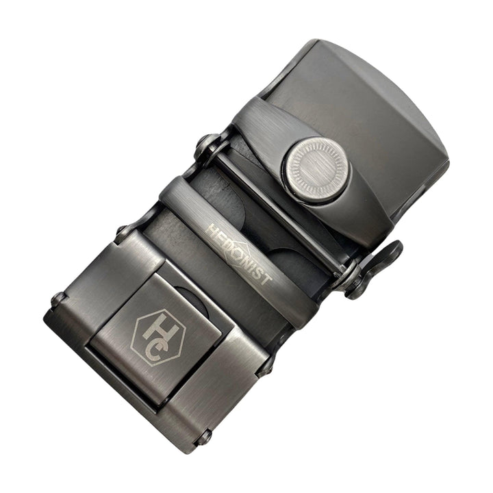 Ratchet Buckle Curved Metallic 1.38"  back