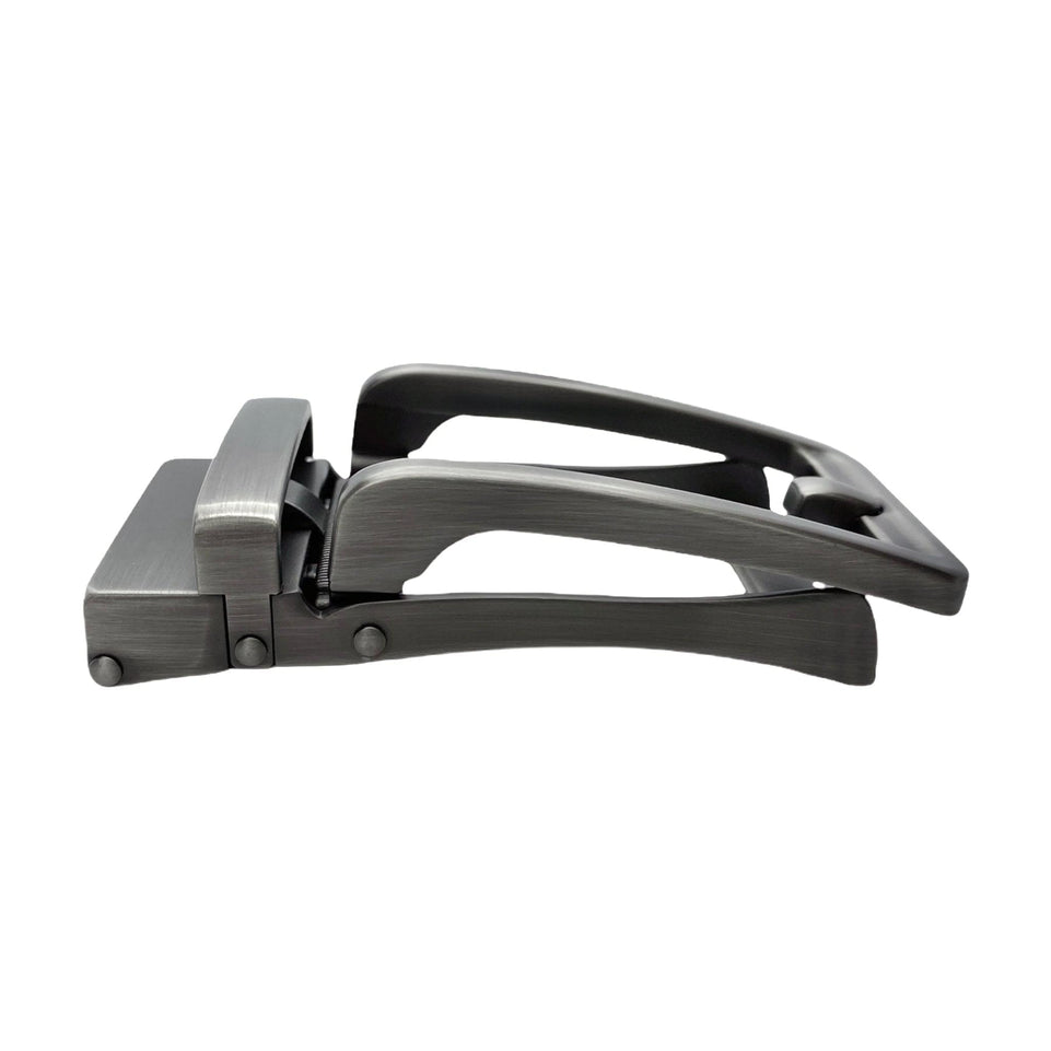 1.38" Automatic Buckle Grey Brushed Hollow