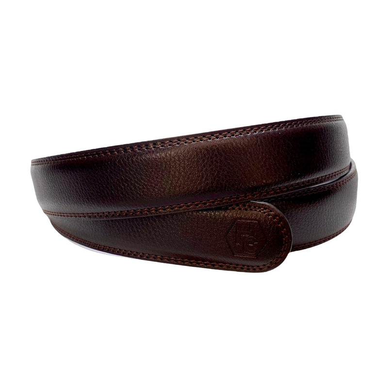 1.15" Genuine Leather Dark Brown Strap