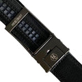 Metal Automatic belt buckle 1.15" , hardware close-up, for ratchet leather belts by Hedonist Chicago