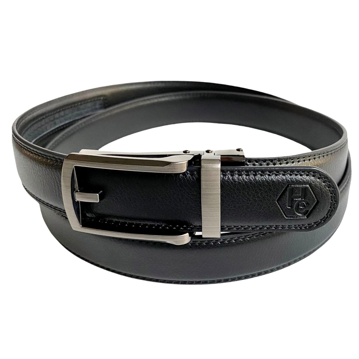 Metal Automatic belt buckle 1.15" , buckle detail, for ratchet leather belts by Hedonist Chicago