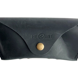 Soft Leather Eye Glasses Case Black