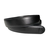 Leather Belt Strap Black 1.15"