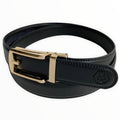 Gold Automatic belt buckle 1.15" , buckle detail, for ratchet leather belts by Hedonist Chicago