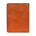 Hedonist Chicago brick ipad holder in brick, slim sleeve, leather finish, angled view