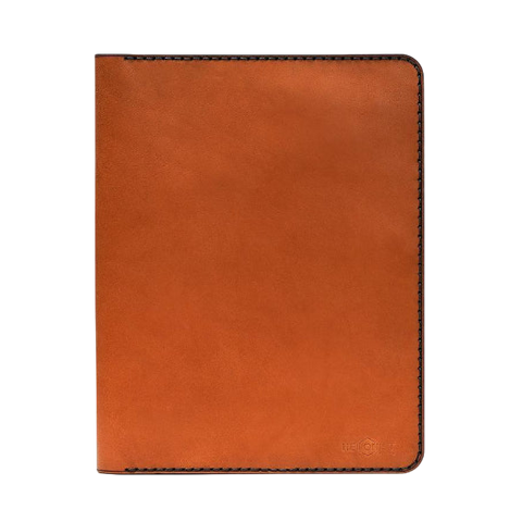 Hedonist Chicago brick ipad holder in brick, slim sleeve, leather finish, product view