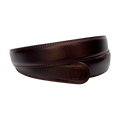 Leather Belt Strap Dark Brown 1.38"
