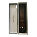 Dark brown pull-up leather Apple Watch band packaged for shipping