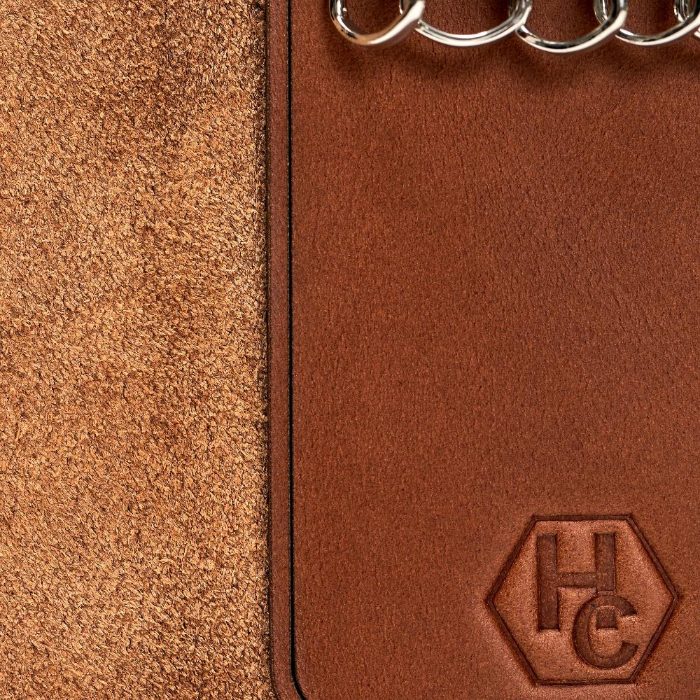 Handmade Leather Key Holder Red Brick Close | Hedonist Chicago