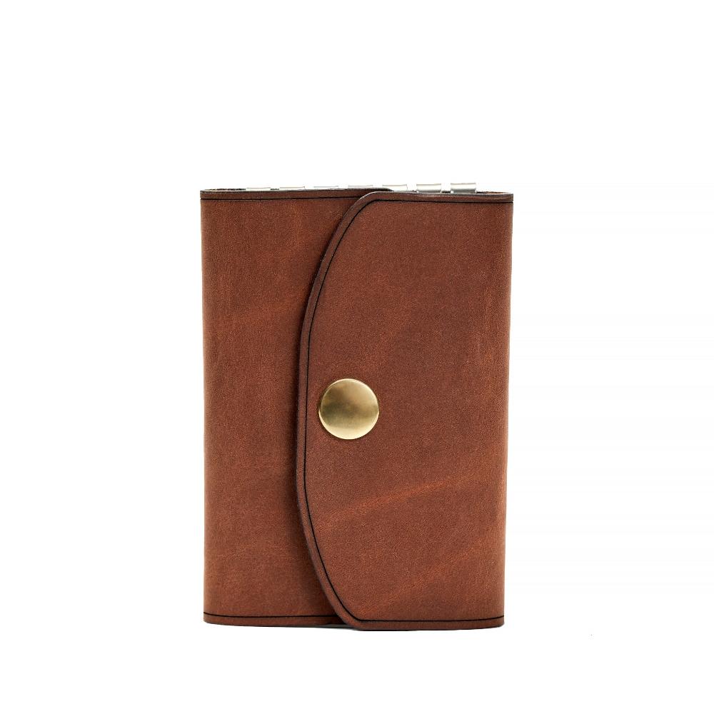 Handmade Full Grain Leather Key Holder Whisky | Hedonist Chicago