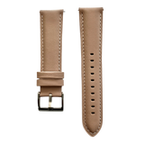 Beige pink leather watch band with quick release bars - Hedonist Chicago