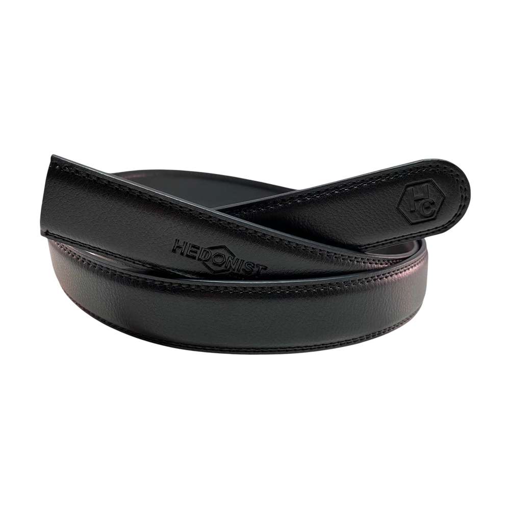 Genuine Black Leather Belt Strap 2 | Hedonist-Style | Chicago
