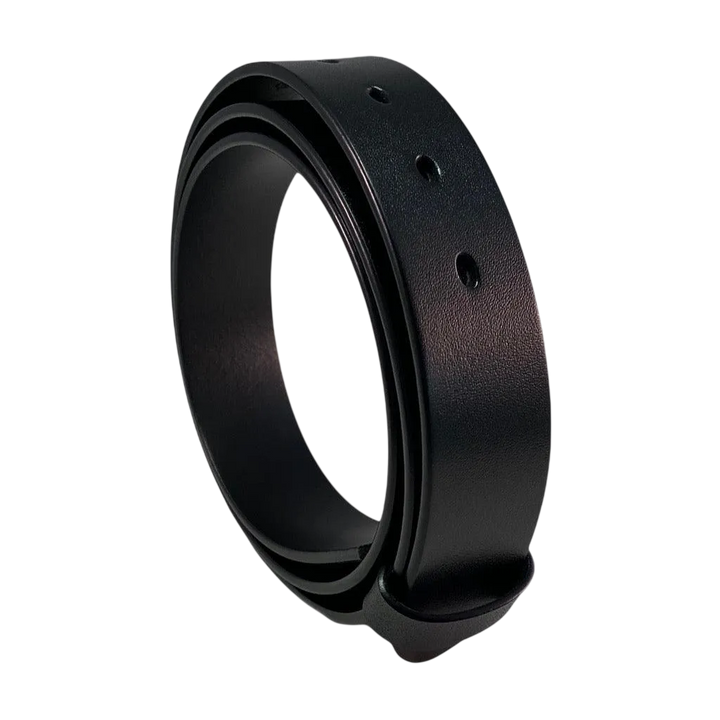 Extra Durable Black Genuine Leather Strap Belt | Hedonist-Style | Chicago