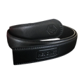 Leather Belt Strap Black 1.38"