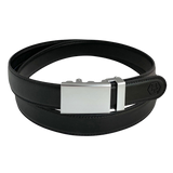 Metal Automatic belt buckle 1.15" , front view, for ratchet leather belts by Hedonist Chicago