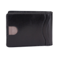 Men's Black Slim Bifold Wallet by Hedonist Chicago- Quick access to your most-used cards