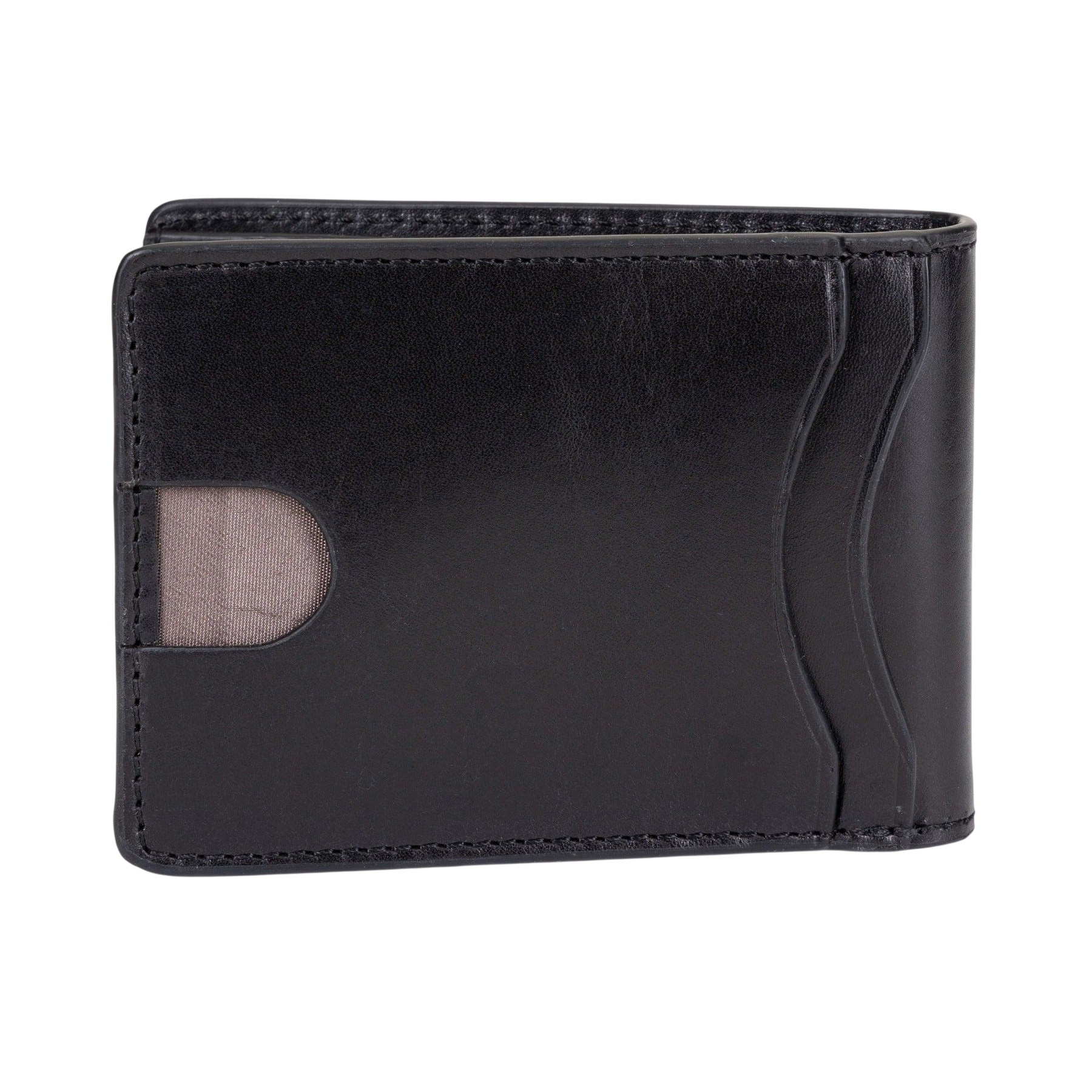 Men's Black Slim Bifold Wallet by Hedonist Chicago- Quick access to your most-used cards