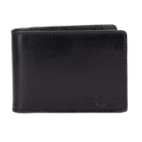 Men's Black Slim Bifold Wallet by Hedonist Chicago