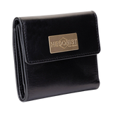 Women's Small Black Wallet in Smooth Leather by Hedonst Chicago