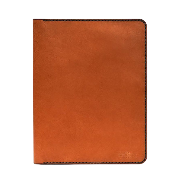 Hedonist Chicago brick ipad holder in brick, slim sleeve, leather finish, product view