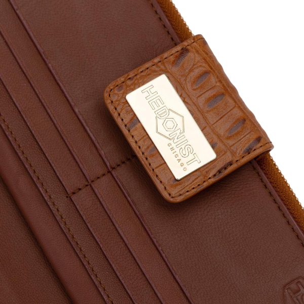 Croc-Embossed_Brown_Lether_Wallet_for_Women_Hedonist_Chicago | snap