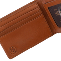 Men's Billfold Brown Leather Slim Wallet by Hedonist Chicago - Men's credit cards holder