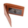 Men's Billfold Brown Leather Slim Wallet by Hedonist Chicago - ID wallet