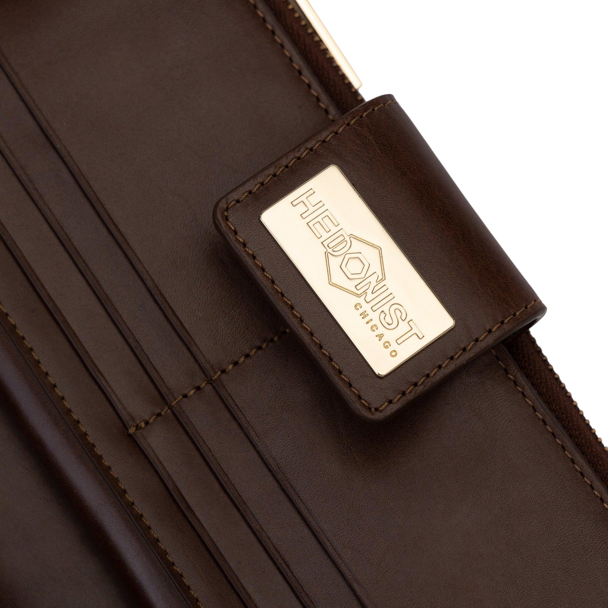 Long_Brown_Leather_Travel_Wallet_for_Women_snap